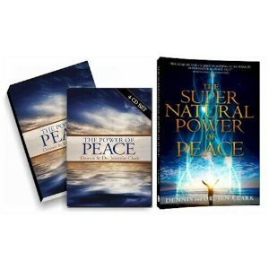 The Supernatural Power of Peace CD set, paperback, and journal
