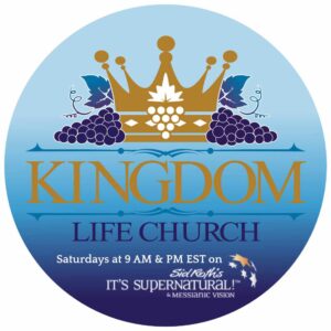 Kingdom Life Church logo on Sid Roth's It's Supernatural! Network